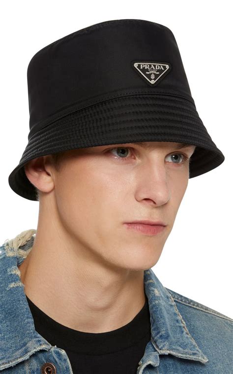 prada brown beanie|prada bucket hat men.